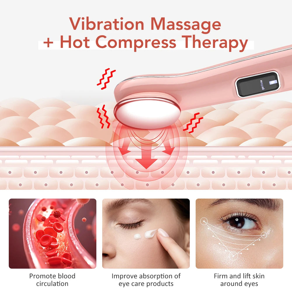 Vibration Red Light Eye Massager Pen Hot
