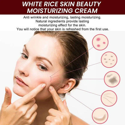 White Rice Brightening Moisturizing Face Cream