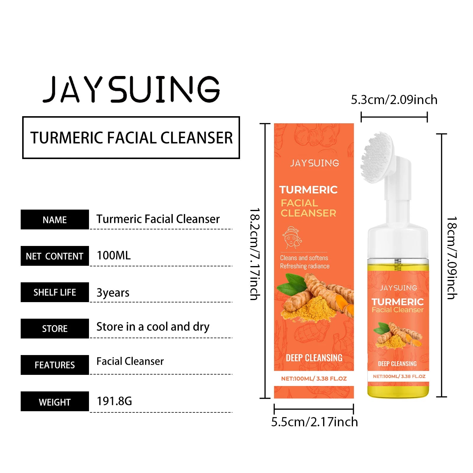 Turmeric Brightening Facial Cleanser